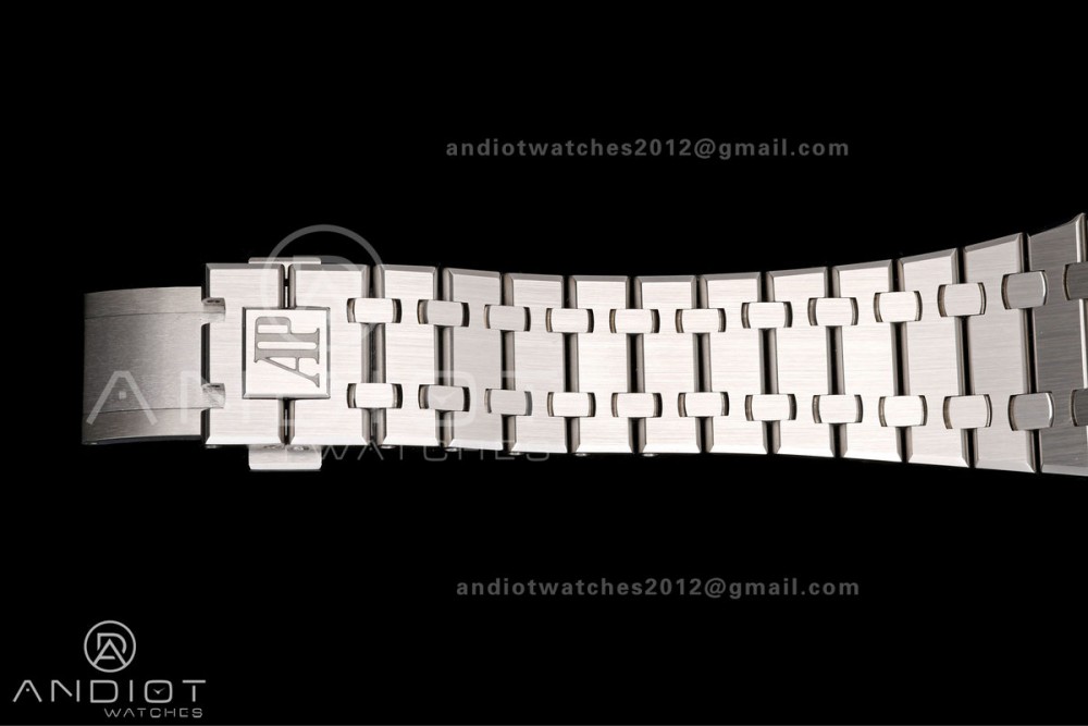 Royal Oak 41mm Openworked 15407 SS DDF 1:1 Best Edition YG Dial on SS Bracelet SA3132 Double Balance Wheels — photo 15