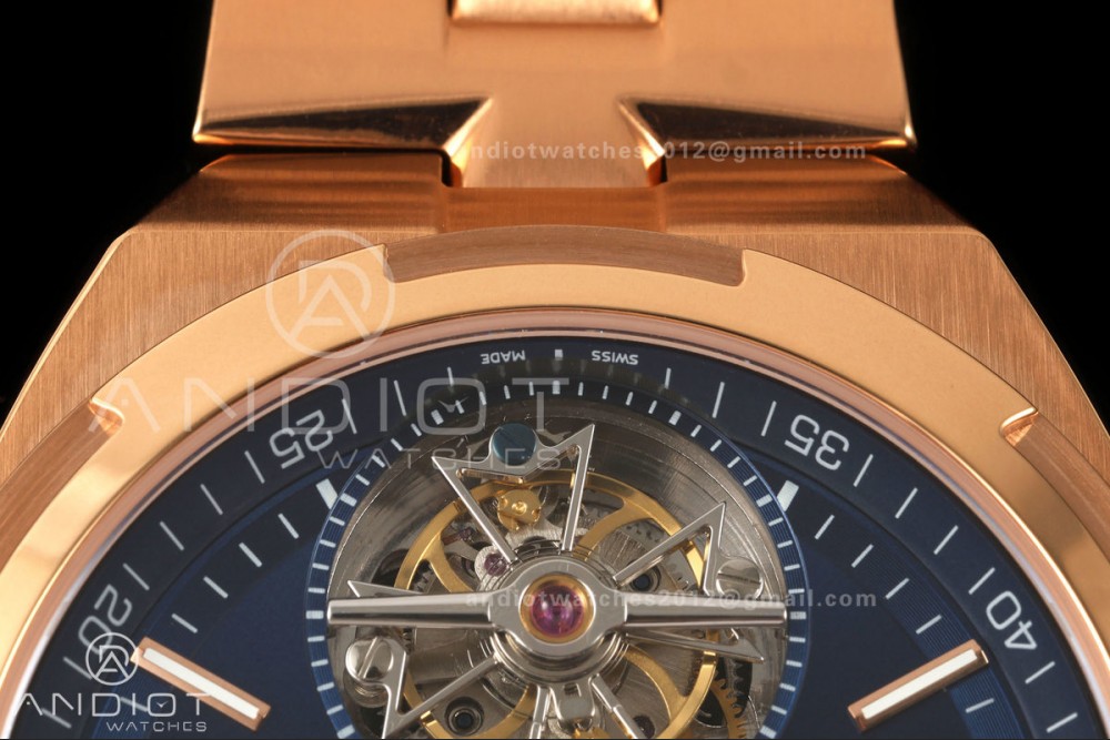 Overseas Tourbillon RG ANTF Best Edition Blue Dial on RG Bracelet — photo 6