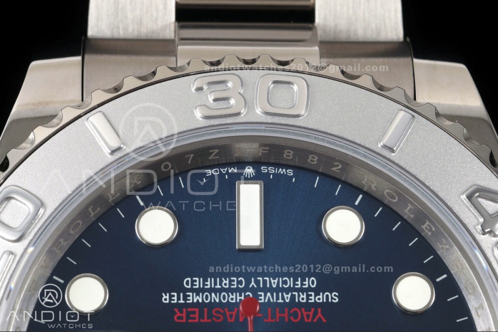 Yacht-Master 126622 904L QF 1:1 Best Edition Blue Dial On 904L SS Bracelet SH3235 (Free Sprung) — photo 7