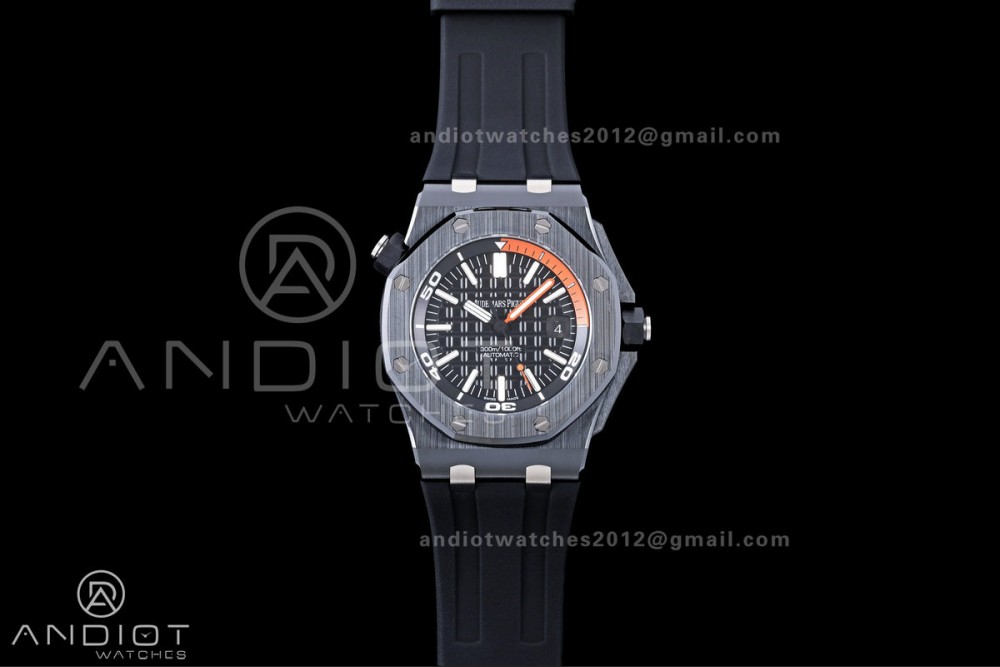 Royal Oak Offshore Diver 15707 Black Ceramic JF 1:1 Best Edition SA3120 Super Clone