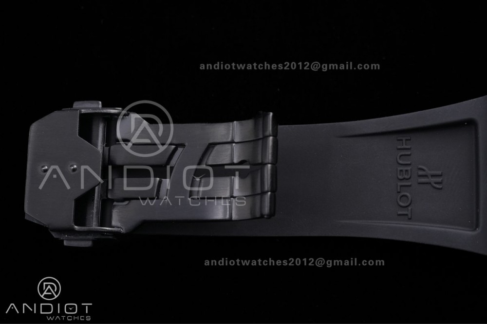Square Bang Unico Black Ceramic BBF 1:1 Best Edition on Rubber Strap A1280 — photo 15