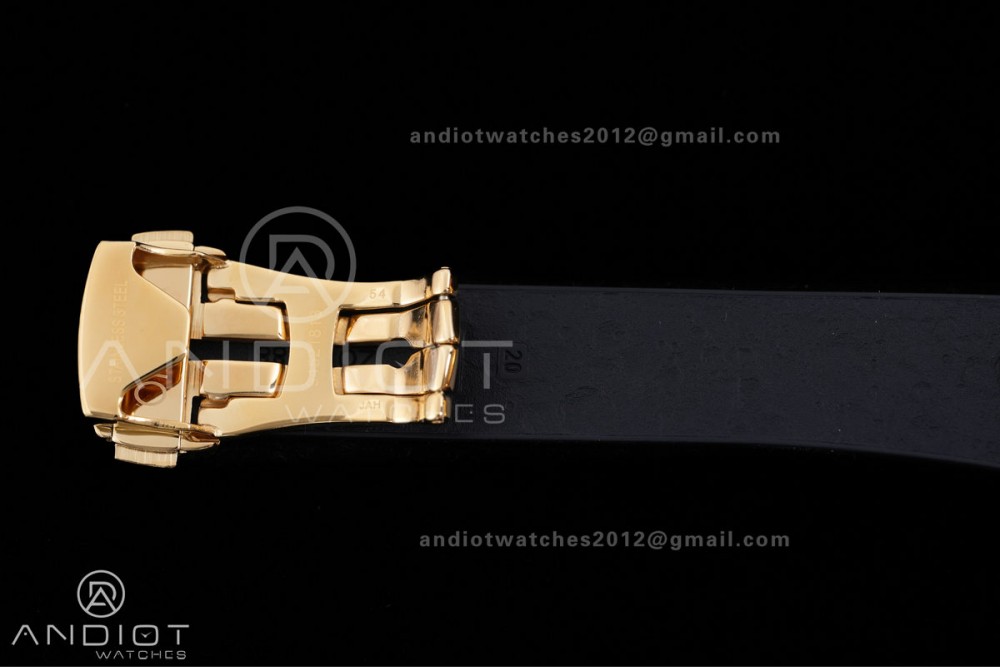 Speedmaster YG N1F Best Edition YG Dial on Black Rubber Strap A3861 — photo 17