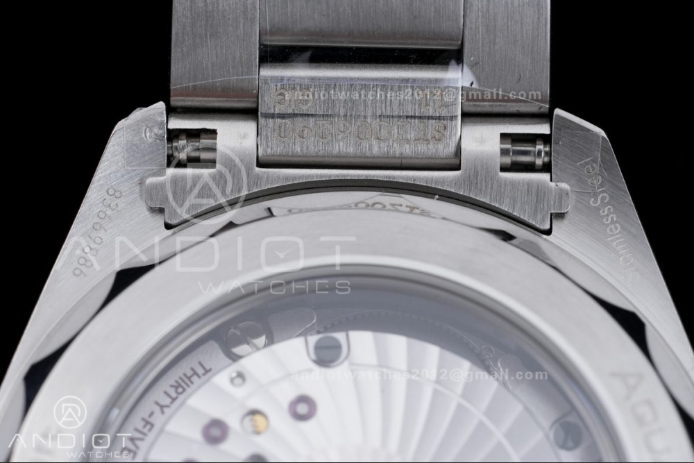 Aqua Terra 150M Master 38mm SS VSF 1:1 Best Edition Blue Dial On SS Bracelet Super Clone A8800 — photo 18