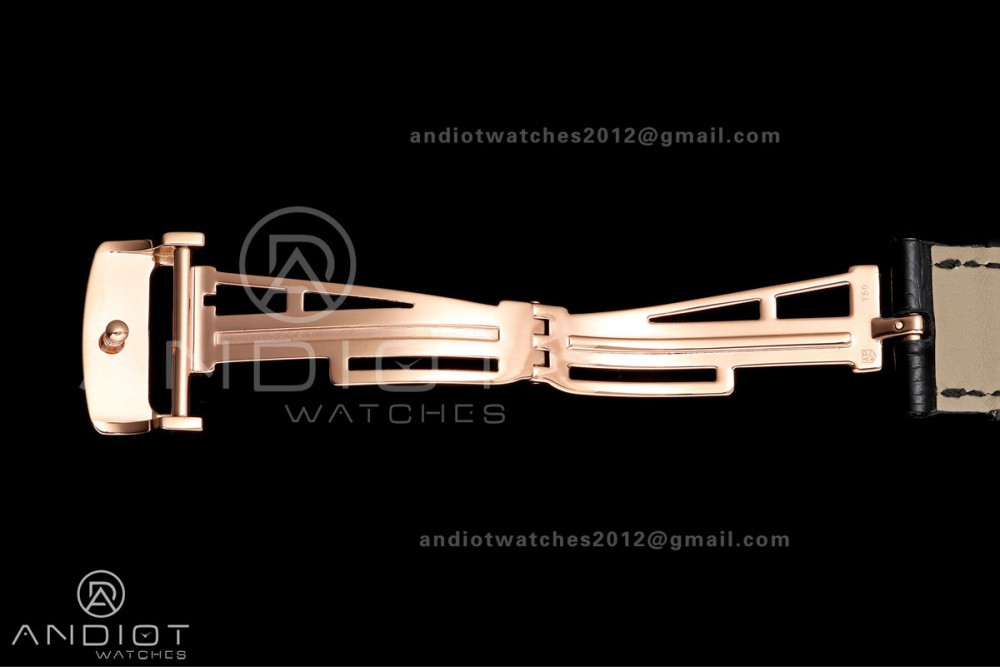 Royal Oak 41mm 15500 RG DDF 1:1 Best Edition Black Dial on Black Leather Strap DD4302 Super Clone (Weighted) — photo 22