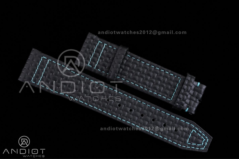 IWC Pilot 41 Top Gun Ceramic IW328107 M+F Best Edition on Blue Rubber Strap MIYOTA 9015 — photo 24