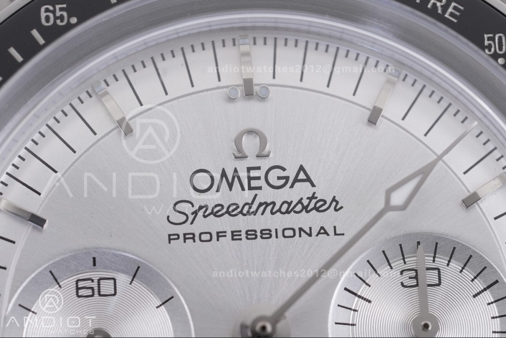 Speedmaster SS N1F Best Edition Silver Dial on Black Rubber Strap A3861 — photo 3
