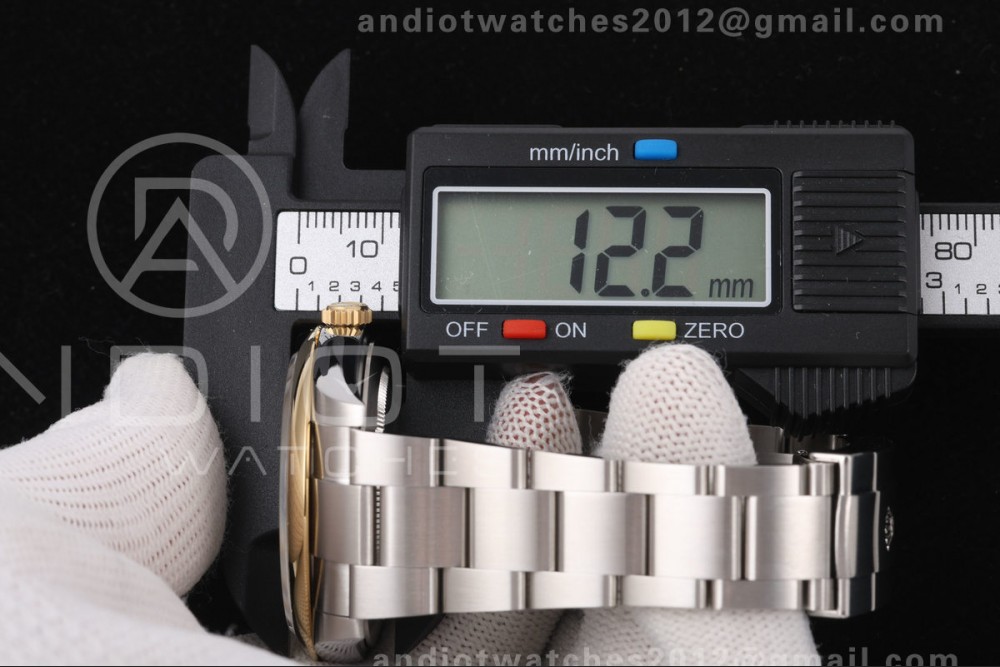 Oyster Perpetual 41 134303 QF 1:1 Best Edition Gray Dial on SS Bracelet JH3230 — photo 24
