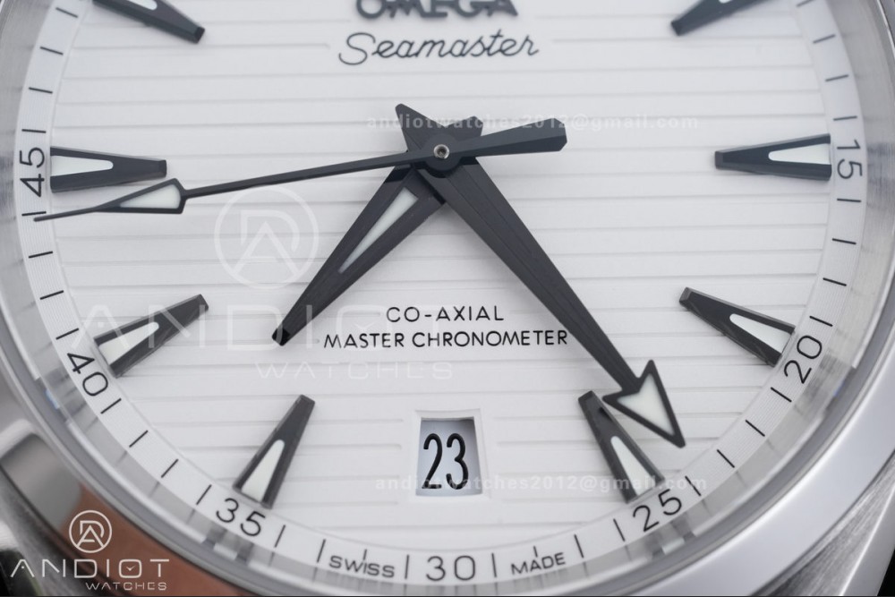 Aqua Terra 150M Master 38mm SS VSF 1:1 Best Edition White Dial On SS Bracelet Super Clone A8800 — photo 5