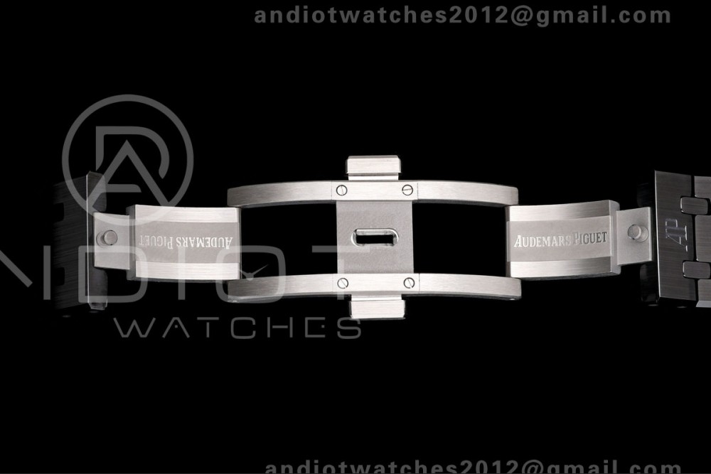 Royal Oak 41mm 15500 Black Ceramic ZF Black Dial on Black Ceramic Bracelet SA4302 Super Clone (Free Sprung) — photo 19