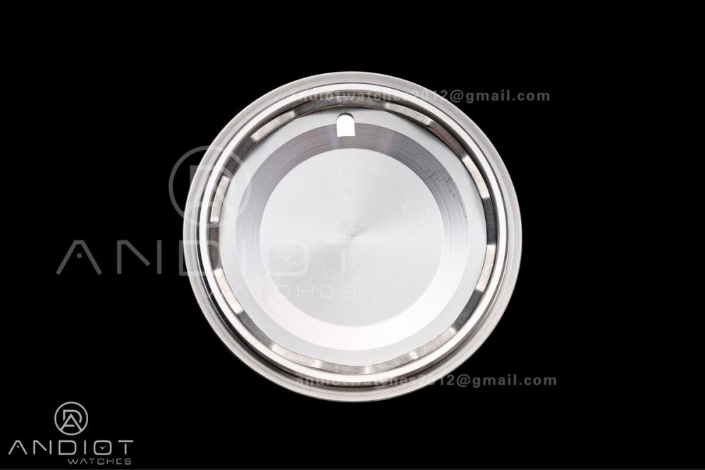 SuperOcean Automatic 42 SS BLF 1:1 Best Edition White Rainbow Dial on White Rubber Strap A2824 — photo 14