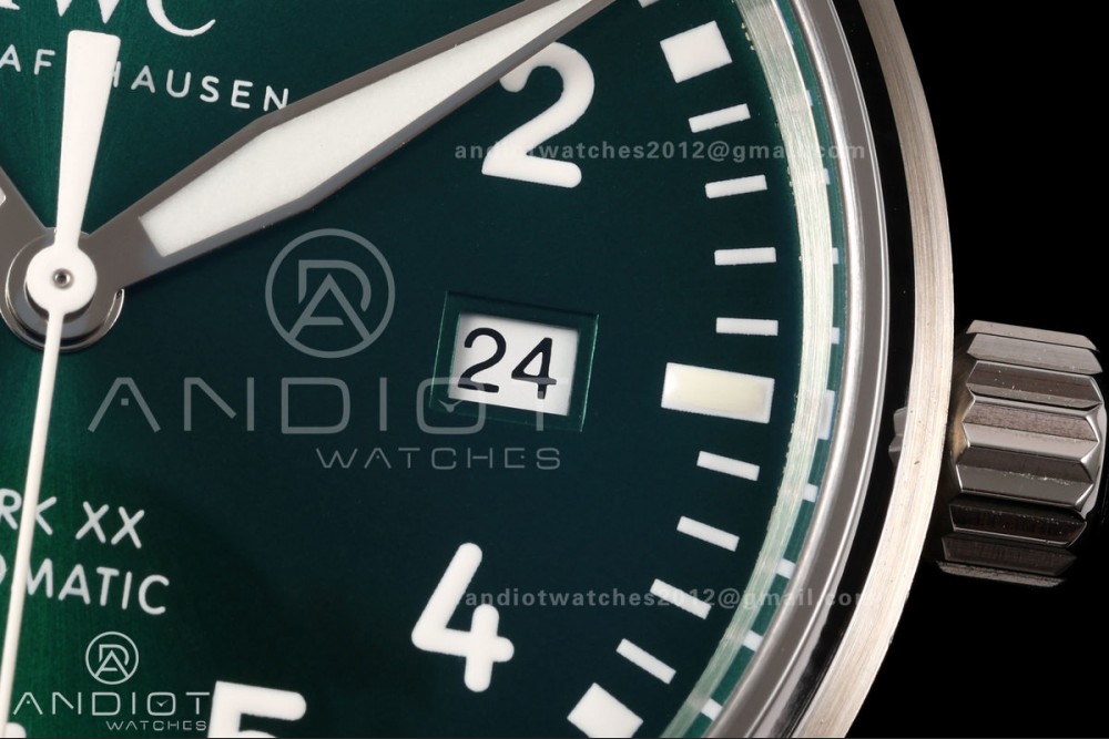 Mark XX MZF 1:1 Best Edition Green Dial on SS Bracelet A2892 — photo 6