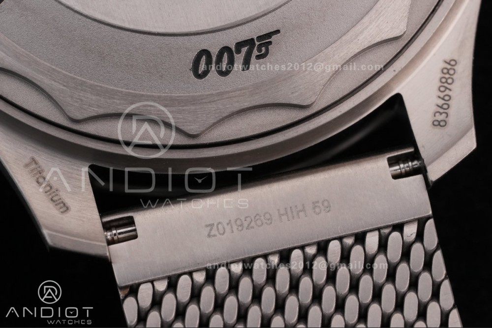 Seamaster 300 "No Time to Die" Limited Edition VSF NTTD 1:1 Best Edition on Titanium Mesh Bracelet SA8806 Super Clone V7 — photo 19