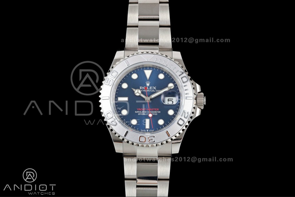 Yacht-Master 126622 904L QF 1:1 Best Edition Blue Dial On 904L SS Bracelet SH3235 (Free Sprung) — photo 3