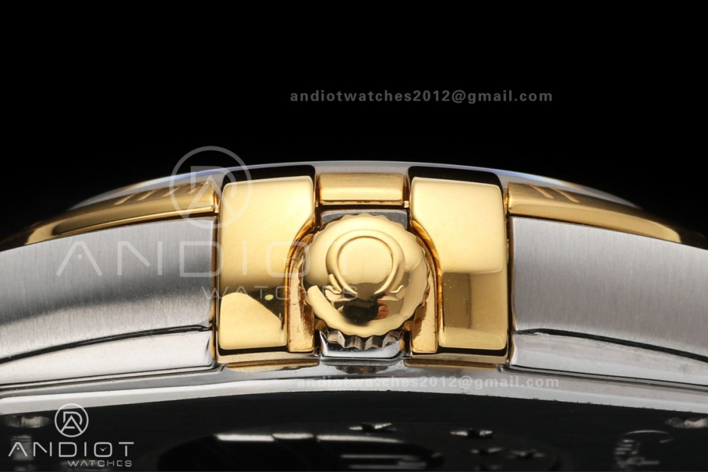 Constellation 28mm SS/YG 8848F 1:1 Best Edition White MOP Diamonds Dial on SS/YG Bracelet ETA Quartz — photo 6