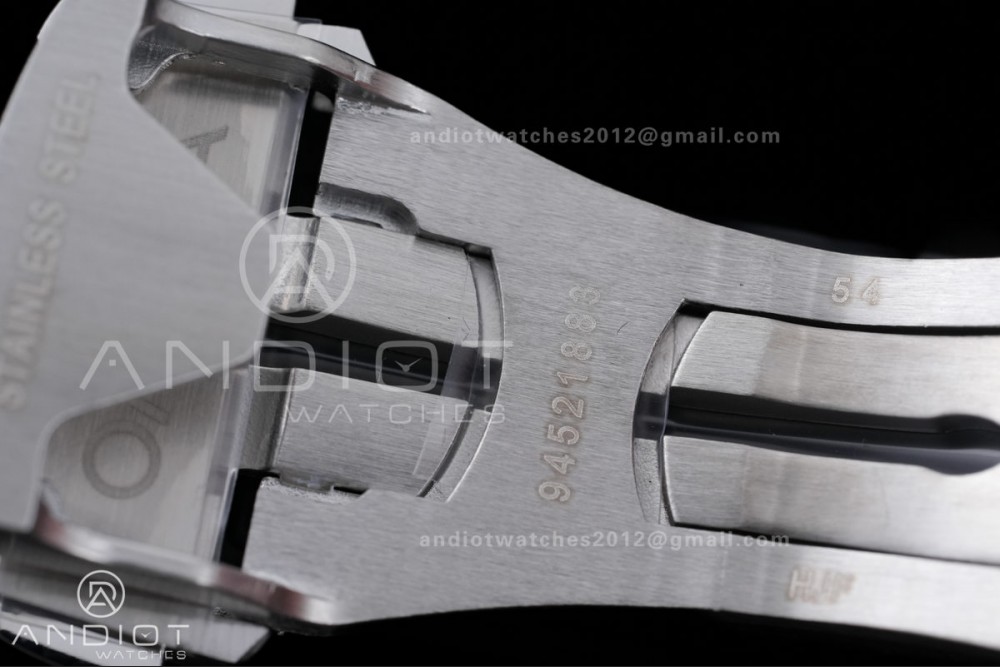 Constellation Black Ceramic SS VSF 1:1 Best Edition Gray Dial on Black Gummy Strap A8900 Super Clone — photo 21