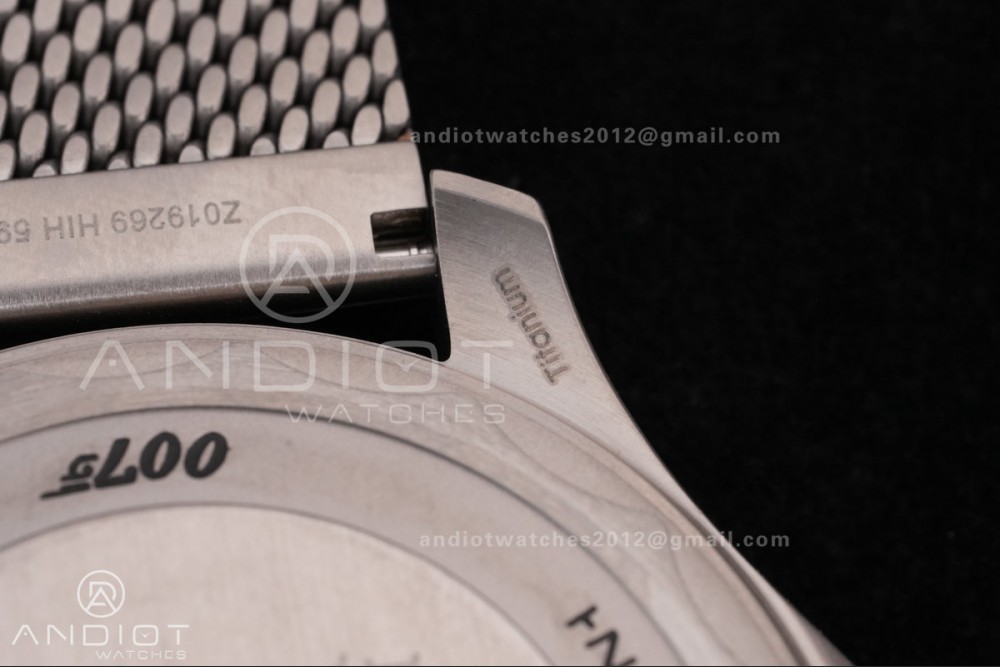 Seamaster 300 "No Time to Die" Limited Edition VSF NTTD 1:1 Best Edition on Titanium Mesh Bracelet SA8806 Super Clone V7 — photo 17