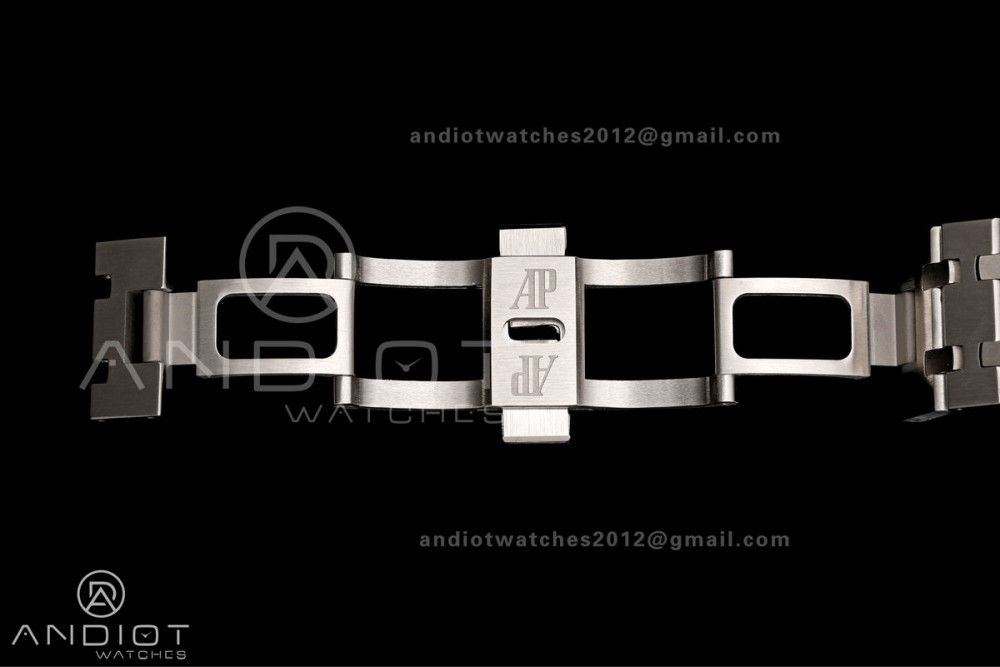 Royal Oak Chrono 26240 SS OCTA 1:1 Best Edition Purple Dial on SS Bracelet JH4401 Super Clone (Free Sprung) — photo 20