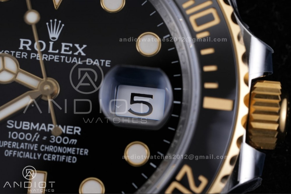 Submariner 126613 LN Gain Weight ARF 1:1 Best Edition Black Dial On SS/YG Bracelet DD3235 — photo 6