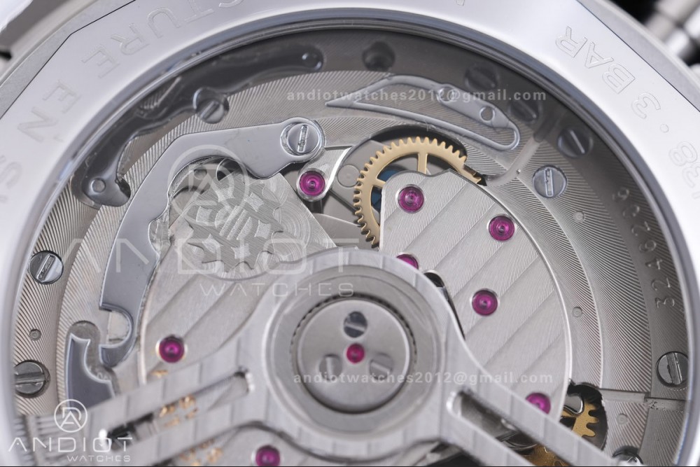 Navitimer B01 SS 43mm BLS 1:1 Best Edition Light Dial White Subdial on SS Bracelet A7750 — photo 9