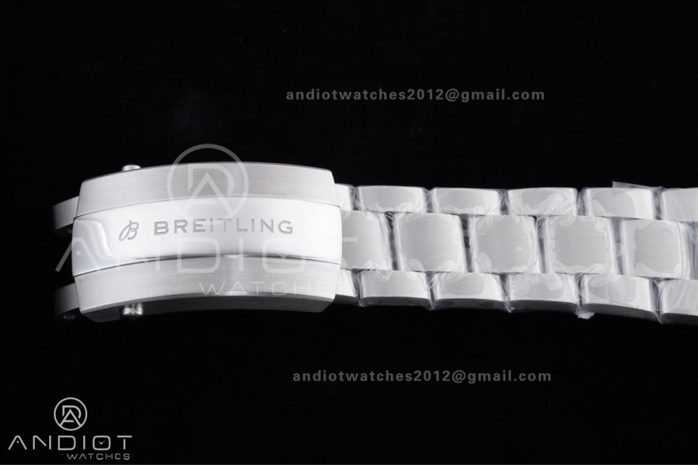 Avenger Chronometer 42mm SS BLSF 1:1 Best Version Black Dial On SS Bracelet A2824 — photo 14