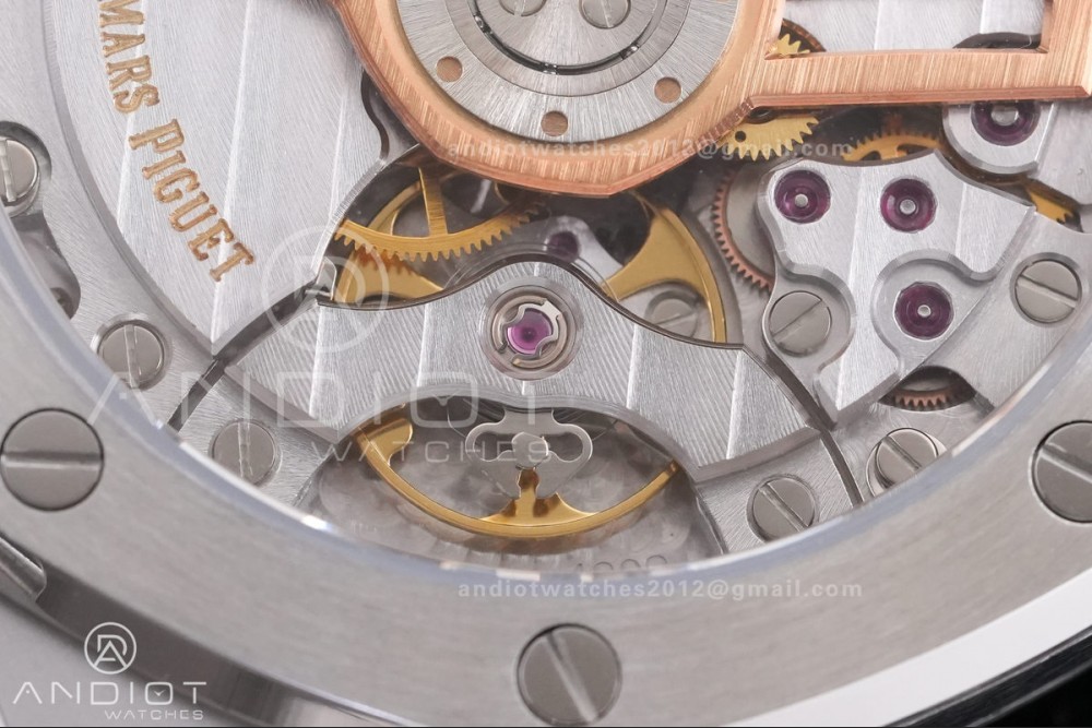 Royal Oak 15510 SS TOP 1:1 Best Edition Grey Dial on SS Bracelet DD4302 Super Clone — photo 7