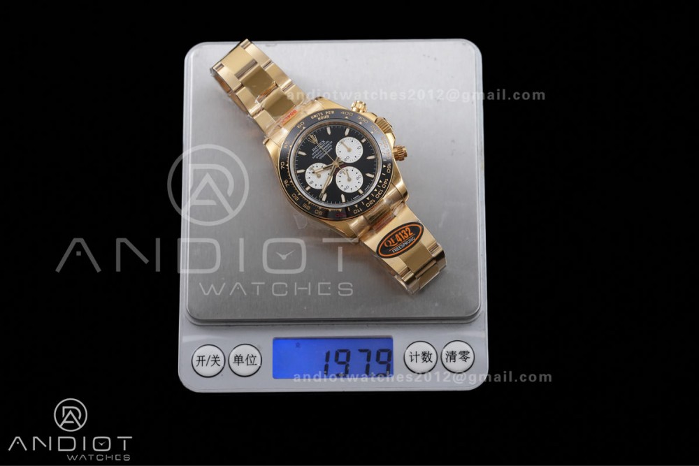 Daytona 126528 LN Le Mans QF 1:1 Best Edition on YG Bracelet JH4132 Free Sprung 198g(Weighted) V13 — photo 26