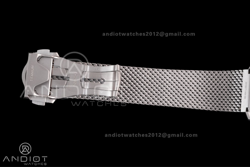 Seamaster 300 "No Time to Die" Limited Edition VSF NTTD 1:1 Best Edition on Titanium Mesh Bracelet SA8806 Super Clone V7 — photo 22