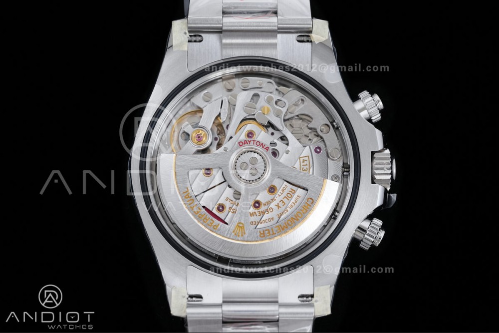 Daytona 126500 RWF 1:1 Best Edition Black Dial on SS Bracelet JH4131 Free Sprung — photo 10