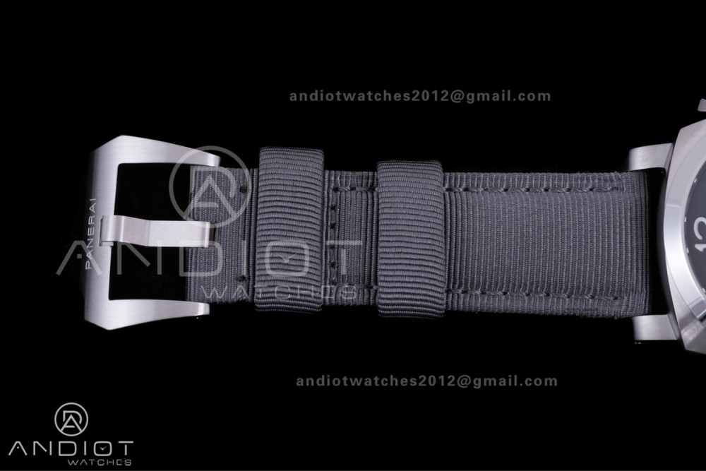 PAM1358 Luminor Marina eSteel VSF 1:1 Best Edition on Gray Nylon Strap P.9010 — photo 19