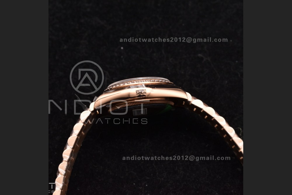 DateJust 31 Ladies 278275 GSF 316L Steel MOP Diamond Dial On Full RG Case and President Sytle Bracelet — photo 9
