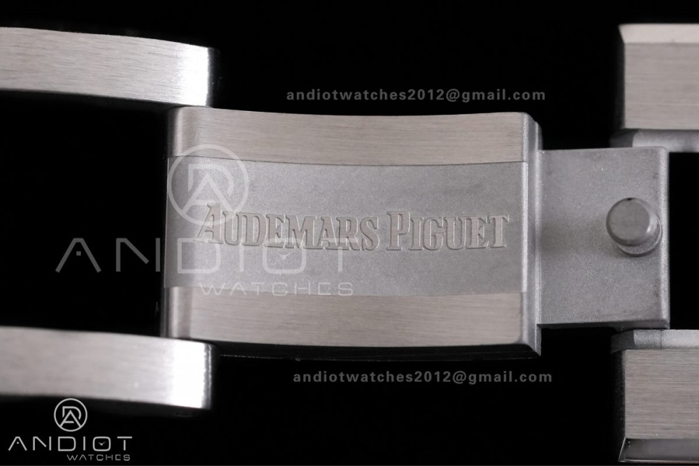 Royal Oak 15510 SS TOP 1:1 Best Edition Grey Dial on SS Bracelet DD4302 Super Clone — photo 19