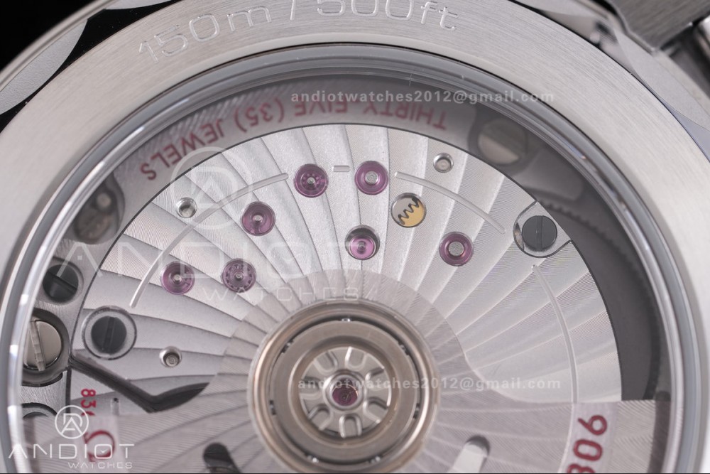 Aqua Terra 150M Master 38mm SS VSF Rail Master 1:1 Best Edition Gray Ombre Dial On SS Bracelet Super Clone A8800 — photo 8
