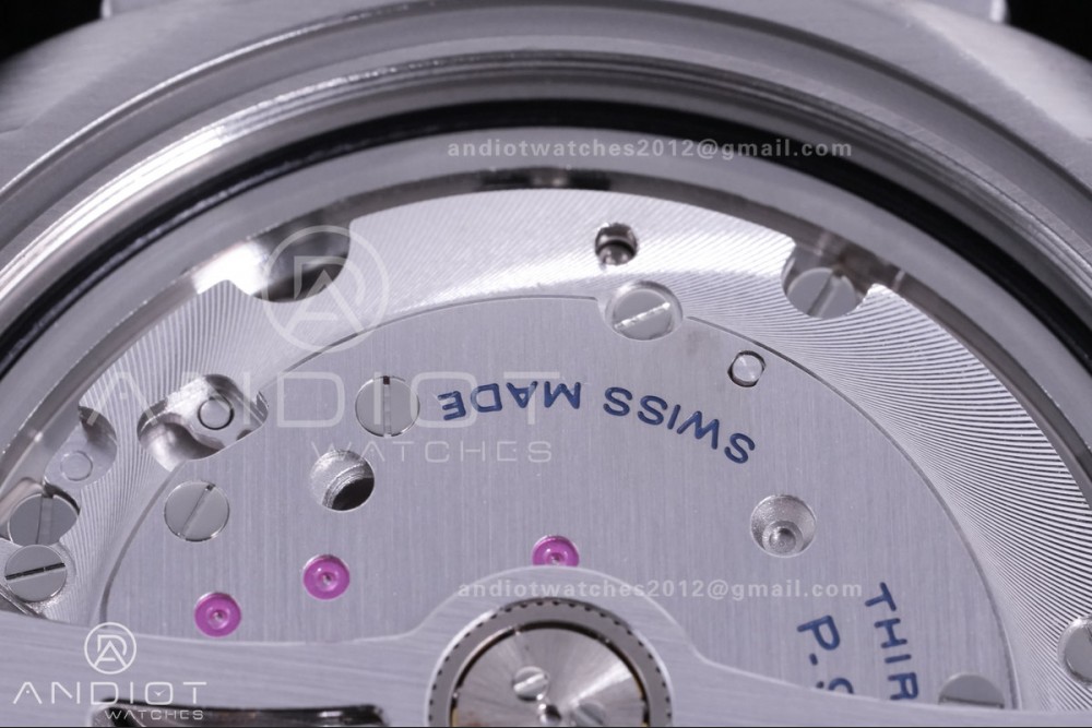 PAM1358 Luminor Marina eSteel VSF 1:1 Best Edition on Gray Nylon Strap P.9010 — photo 13