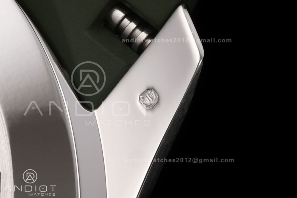 Aquanaut 5168G 42mm SS OME 1:1 Best Edition Green Dial on Green Rubber Strap DPB330 Super Clone (Weighted) — photo 10