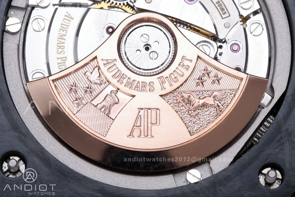 Royal Oak Offshore Diver 15706 Forged Carbon JF 1:1 Best Edition SA3120 Super Clone — photo 11