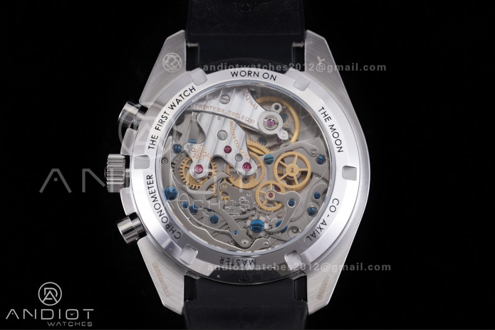 Speedmaster SS N1F Best Edition Silver Dial on Black Rubber Strap A3861 — photo 6