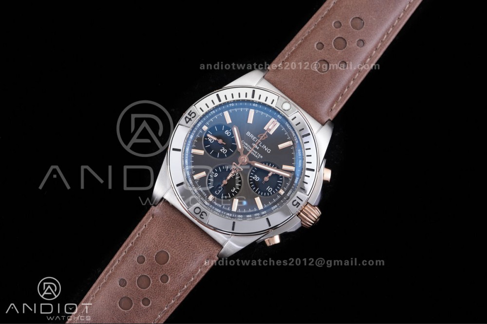 Super Chronomat B01 42MM RG/LE Black/Stk Dial BLF A7750 — photo 2