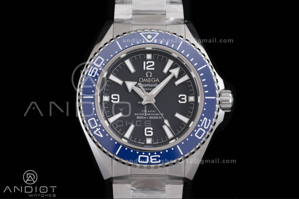 Planet Ocean 600M SS Blue VSF 1:1 Best Edition on SS Bracelet VS8912 — photo 3