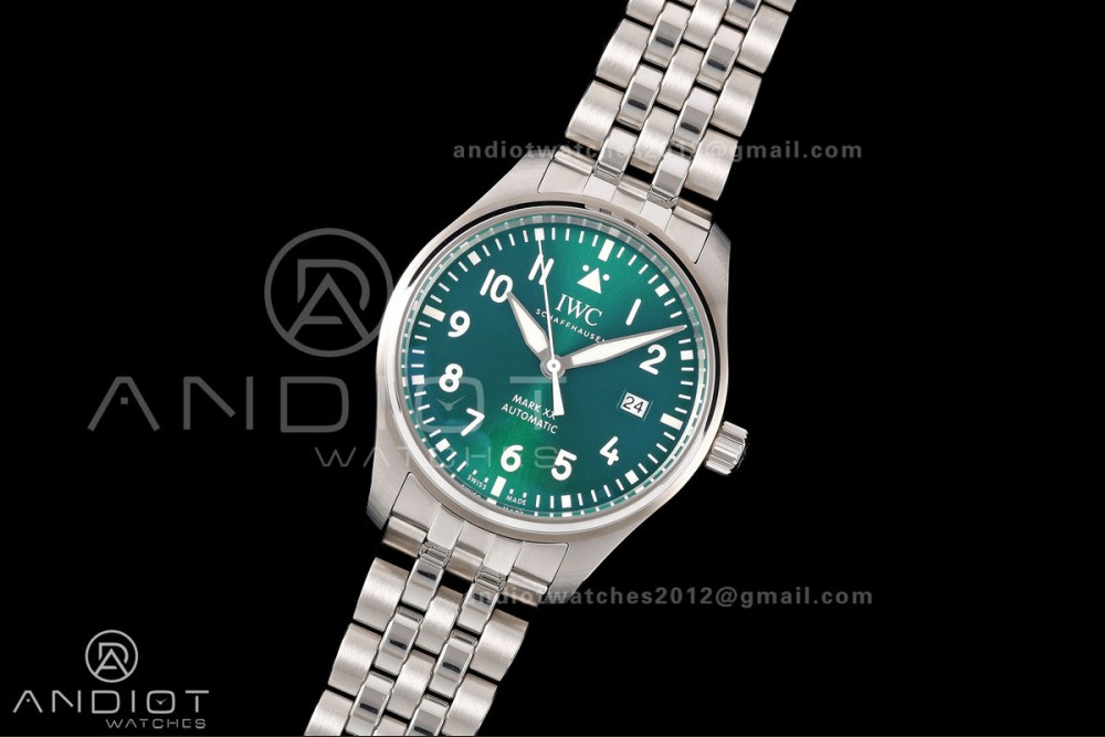 Mark XX MZF 1:1 Best Edition Green Dial on SS Bracelet A2892 — photo 2