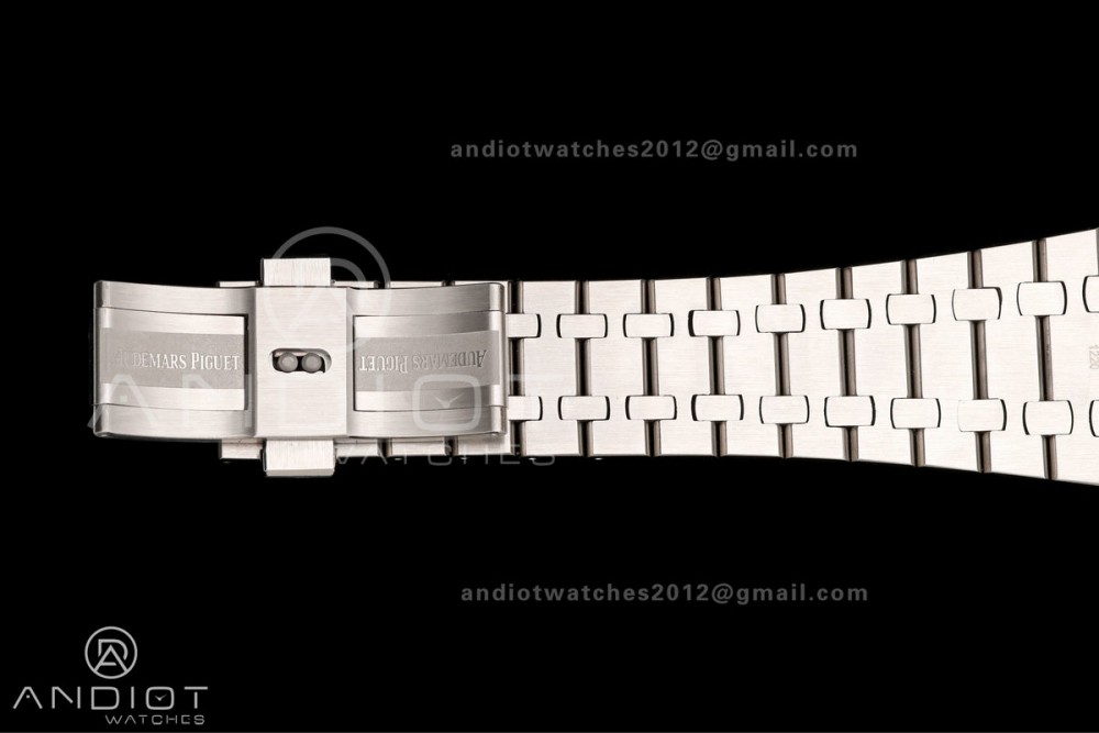 Royal Oak 15510 SS OCTA 1:1 Best Edition White Dial on SS Bracelet JH4302 Super Clone (Free Sprung) — photo 18