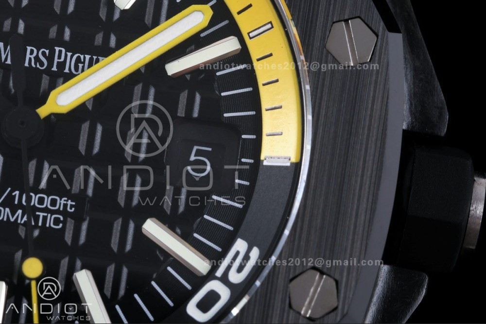 Royal Oak Offshore Diver 15706 Forged Carbon JF 1:1 Best Edition SA3120 Super Clone — photo 6