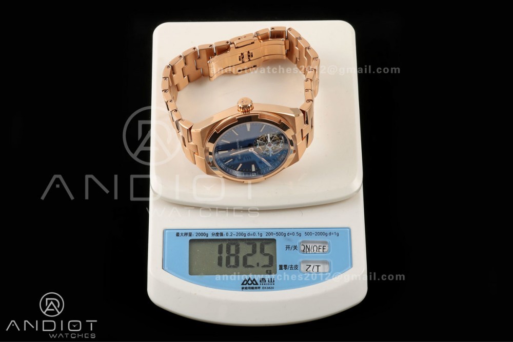 Overseas Tourbillon RG ANTF Best Edition Blue Dial on RG Bracelet — photo 24