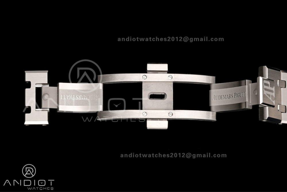 Royal Oak Chrono 26240 SS OCTA 1:1 Best Edition Green Dial on SS Bracelet JH4401 Super Clone (Free Sprung) — photo 18