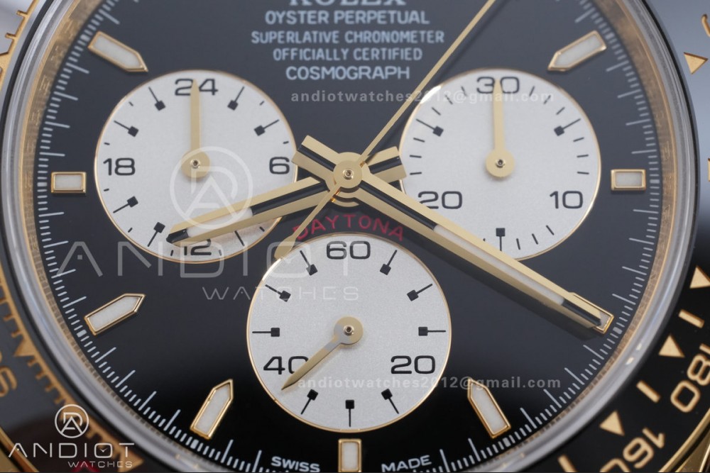 Daytona 126528 LN Le Mans QF 1:1 Best Edition on YG Bracelet JH4132 Free Sprung 198g(Weighted) V13 — photo 5