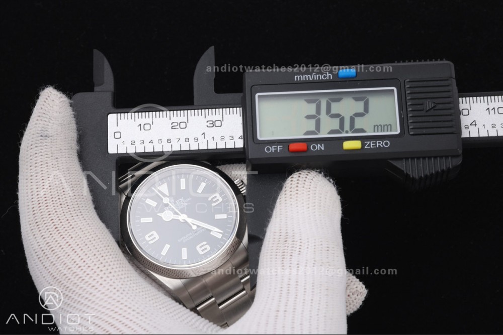 Explorer 36 124270 904L QF Best Edition Black Dial On SS Bracelet SH3230 (Free Sprung) — photo 23