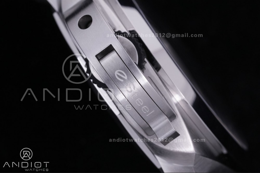 PAM1358 Luminor Marina eSteel VSF 1:1 Best Edition on Gray Nylon Strap P.9010 — photo 17