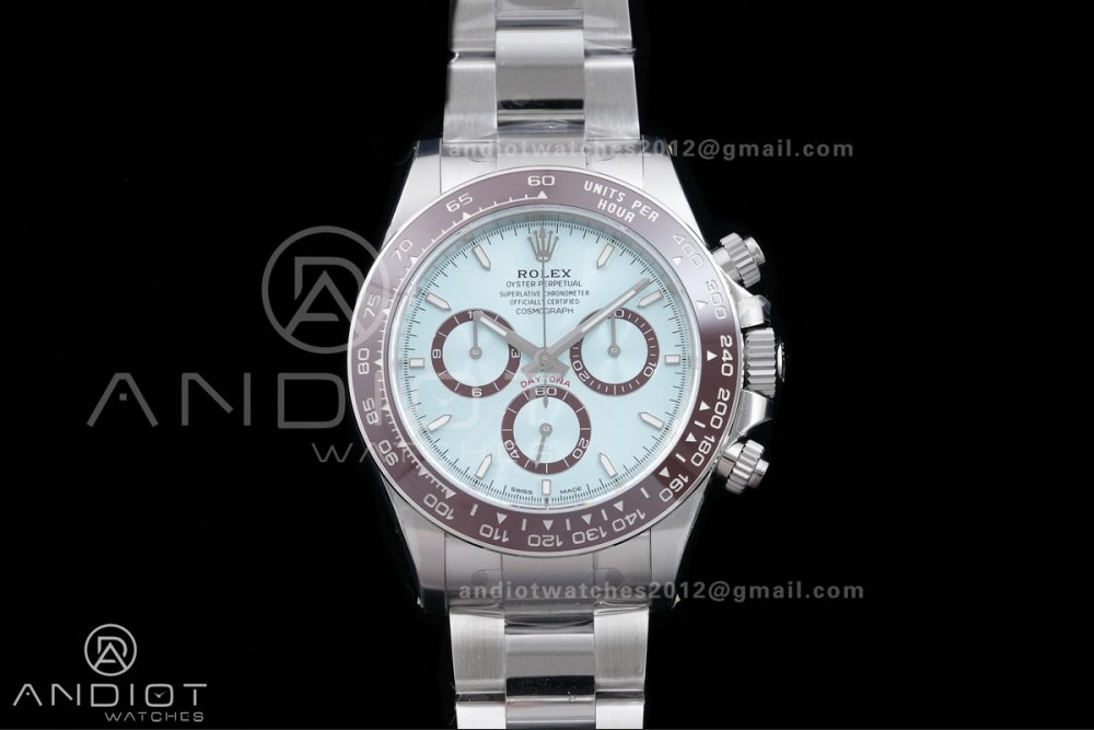 Daytona 126506 Gain Weight VSF 1:1 Best Edition Ice Blue Dial Stick Markers On Bracelet DD4131 (Free Sprung Look) — photo 3