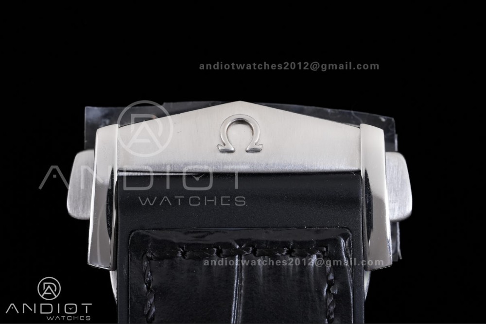Planet Ocean 600M Chrono SS N1F 1:1 Best Edition Black Dial on Black Rubber Strap A9900 — photo 20