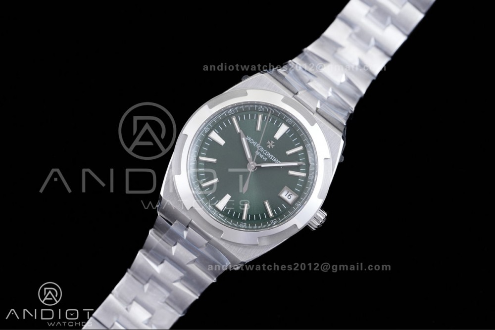 Overseas 4500V SS 8F 1:1 Best Edition Green Dial on SS Bracelet A5100 — photo 2