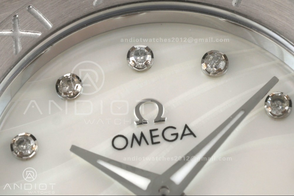Constellation 28mm SS 8848F 1:1 Best Edition White MOP Textured Dial on SS Bracelet ETA Quartz — photo 3